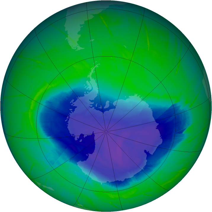 Ozone Map 2010-10-31